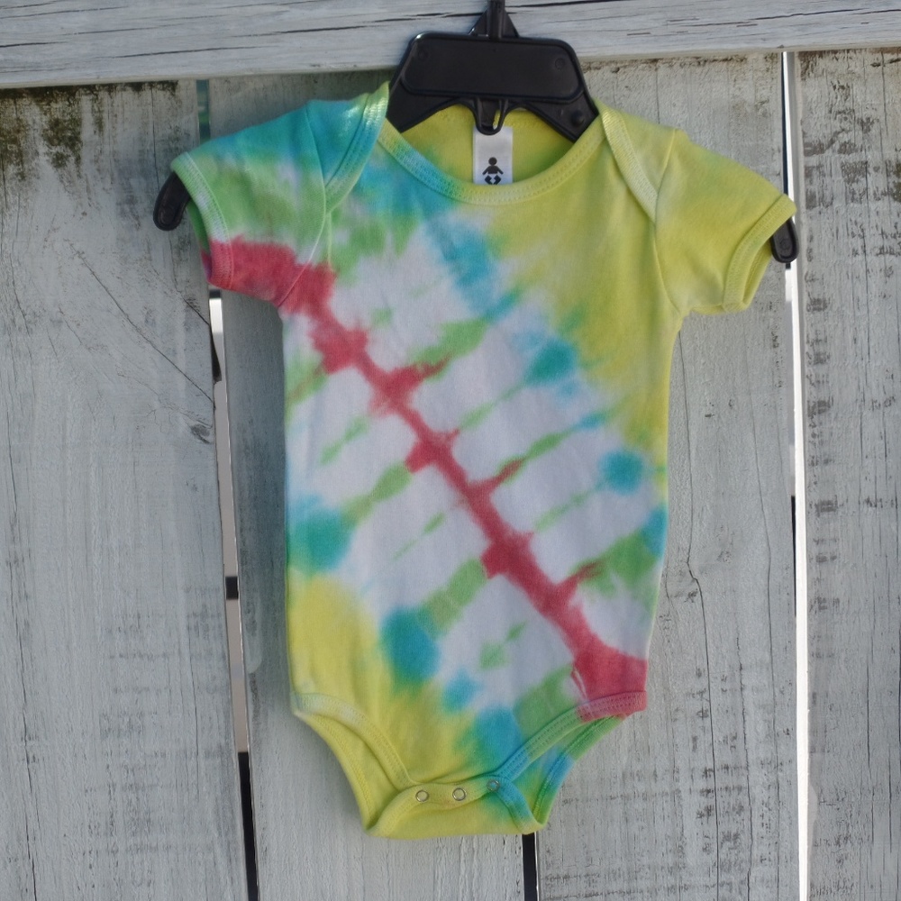 Baby Tie Dye One Piece 3-6 months American Apparel